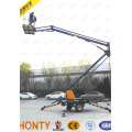 2016 CE ISO remorque monté spider boom lift remorquable boom lift / man lift / sky table élévatrice avec moteur diesel